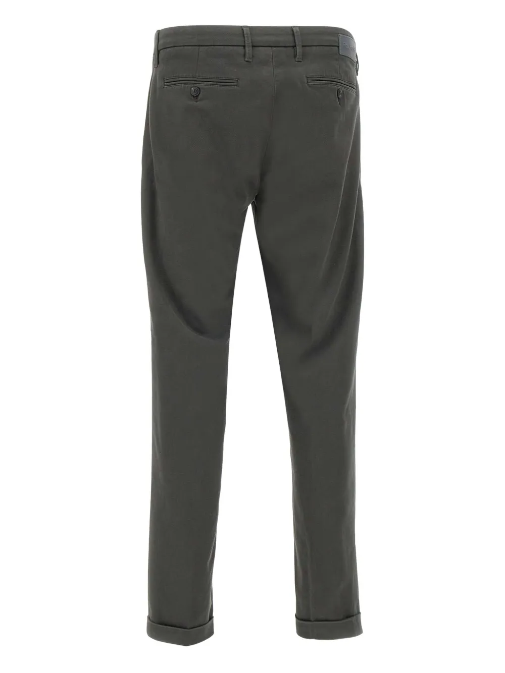 Re-Hash flat-front cuffed chinos trousers - Grijs