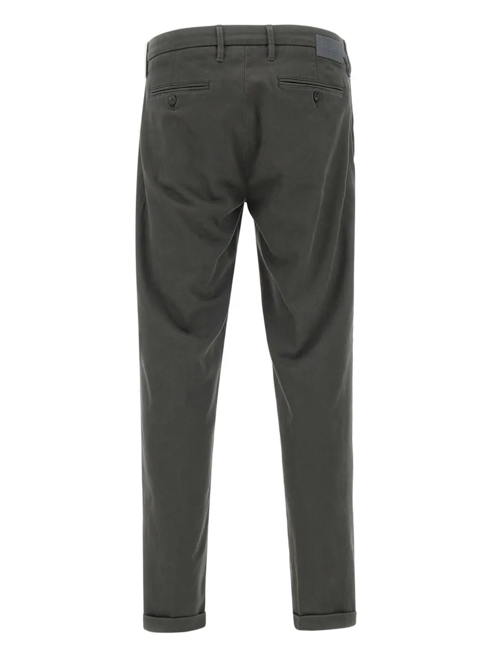Re-Hash flat-front cuffed chinos trousers Grijs