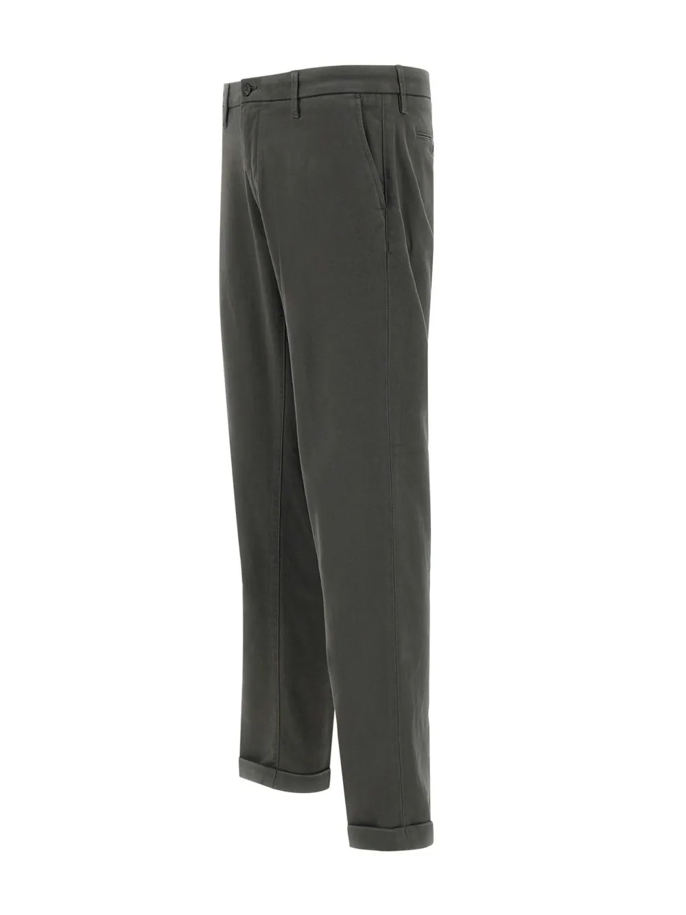 Re-Hash flat-front cuffed chinos trousers Grijs