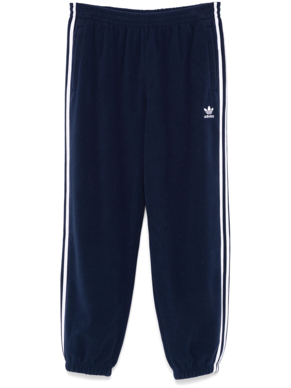 Shop Adidas Originals Fleece Track Pants In Blue