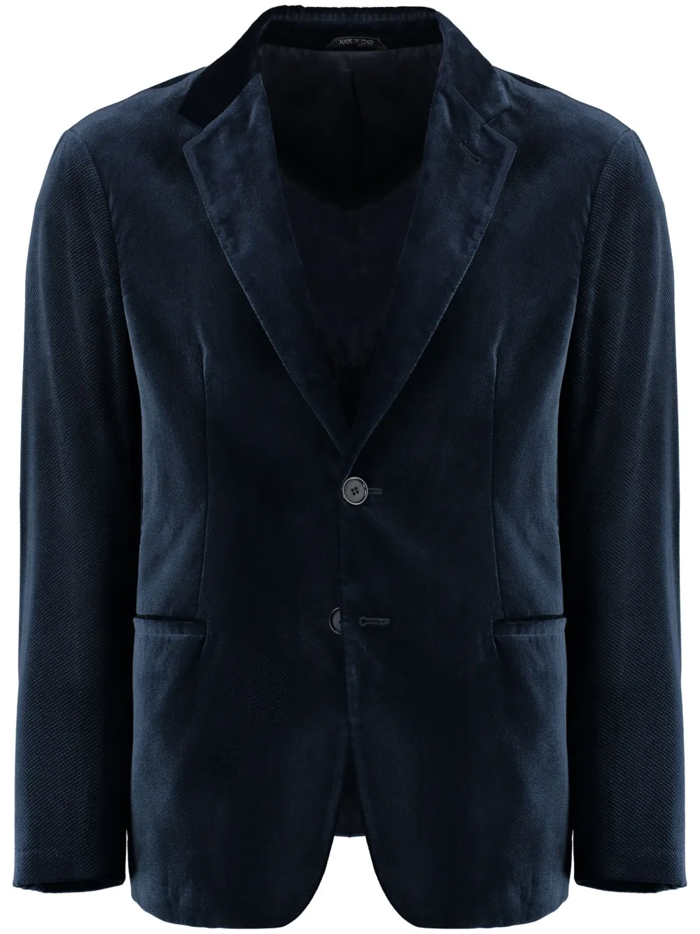 Giorgio Armani Fluwelen blazer Blauw