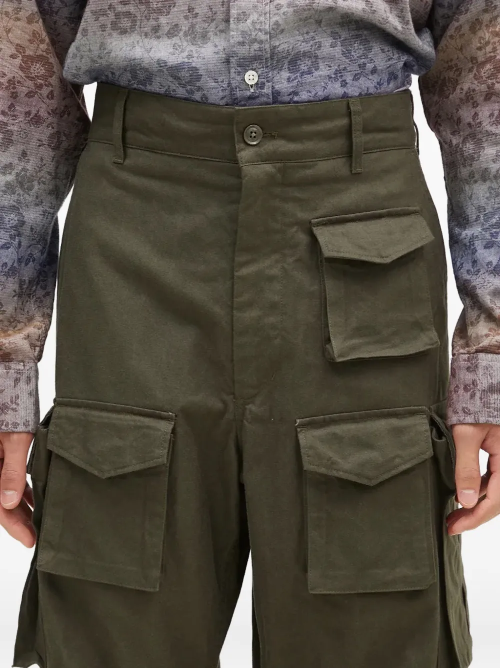 Engineered Garments Straight broek Groen