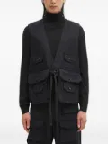 Engineered Garments multi-pocket belted vest - Black