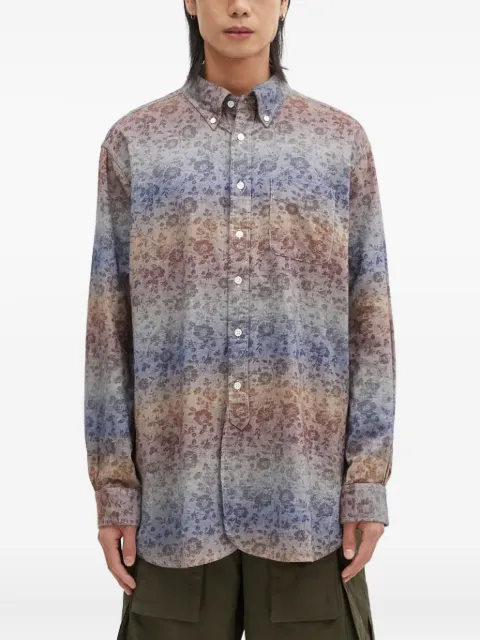Engineered Garments قميص بنقش زهور