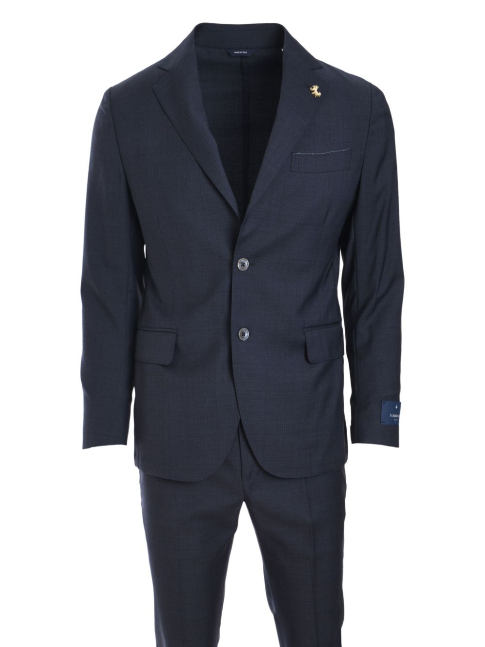 Tombolini virgin wool suit - Blauw