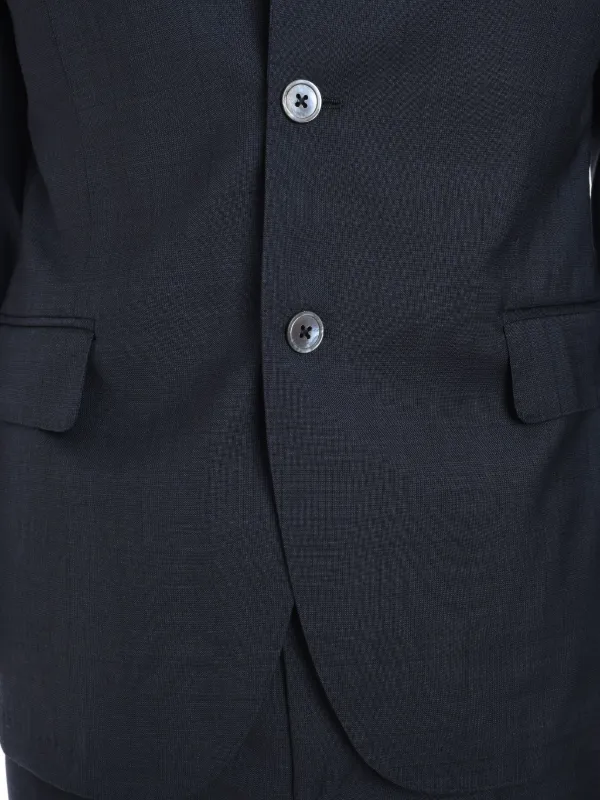Tombolini Virgin Wool Suit | Blue | FARFETCH JO