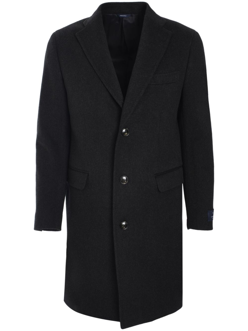 Tombolini notch lapels coat - Grey