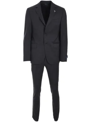 Tombolini Virgin Wool Suit | Blue | FARFETCH JO