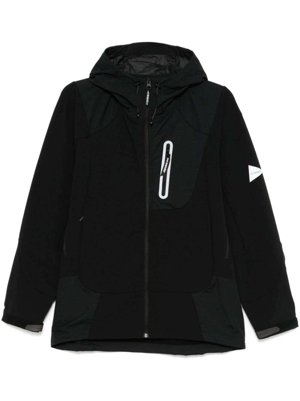 and Wander hooded jacket – Black