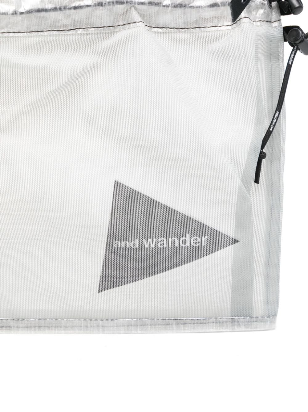 Shop And Wander Dyneema Messenger Bag In Grey