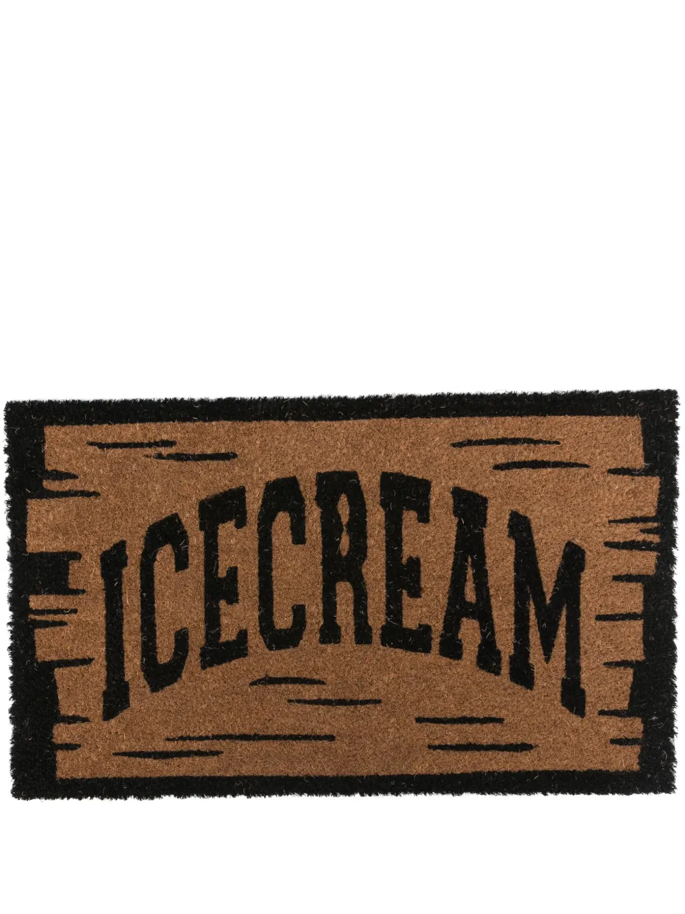 ICECREAM logo-print doormat ( 45cm x 75cm) - Brown