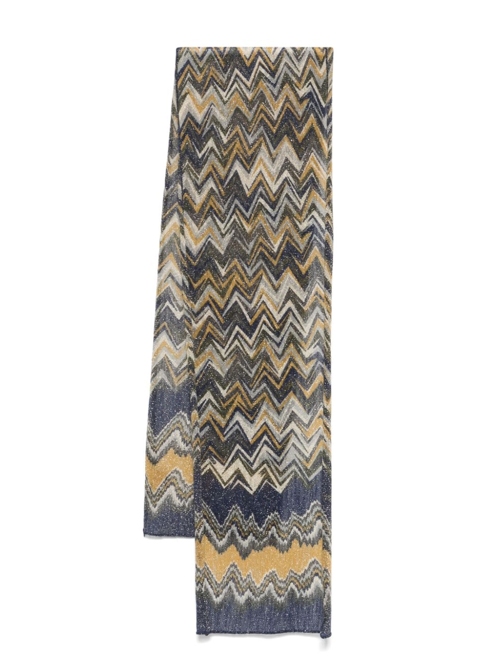 2000s zigzag-woven scarf