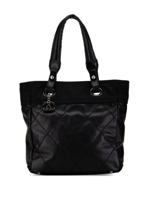 HOT SALE CHANEL 2006-2008 Small Paris-Biarritz tote bag Women