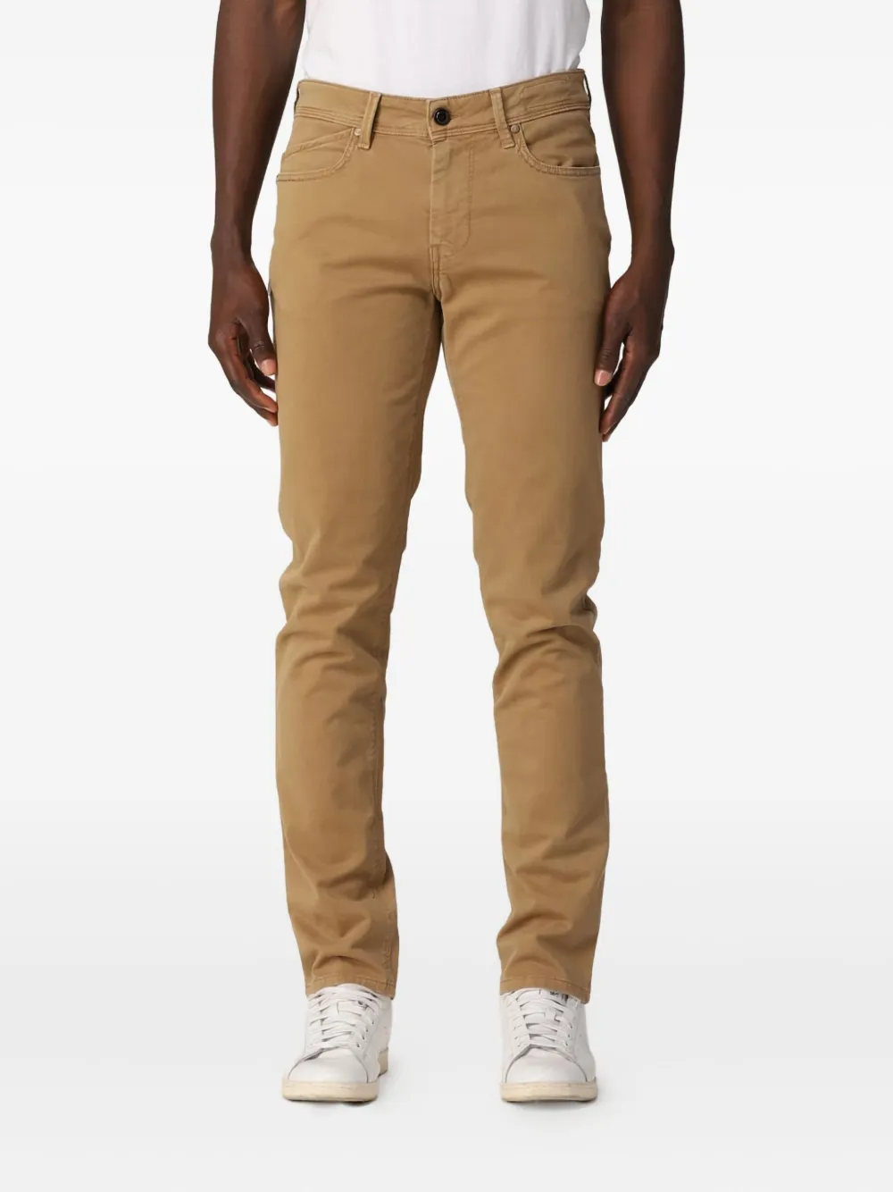 Re-Hash cotton blend straight-leg trousers | Neutrals | Image 1