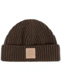 LOEWE cashmere beanie hat - Neutrals