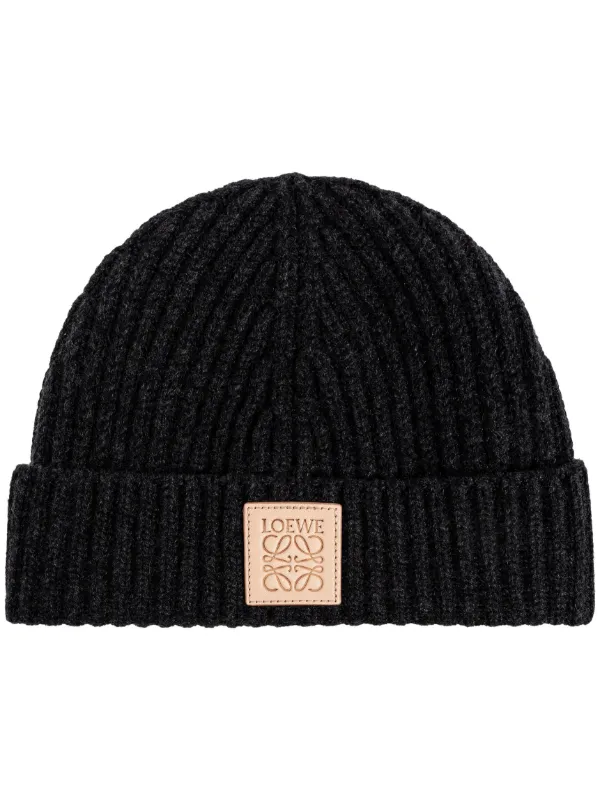ニットキャップ・ビーニー LOEWE BLACK BEANIE IN CASHMERE 26635862_57032510_600.jpg