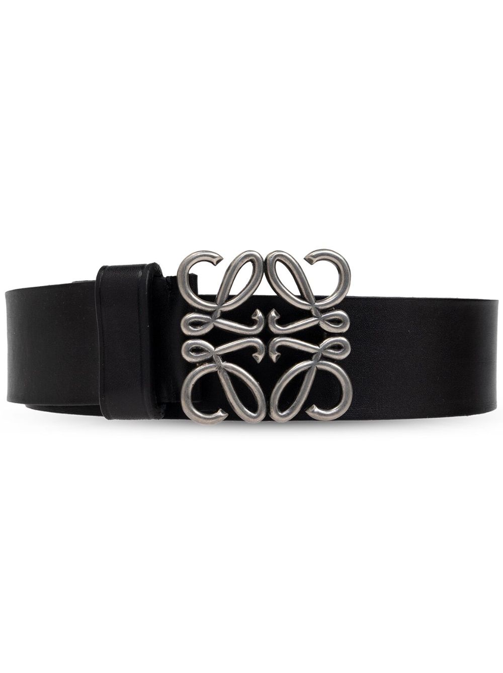 LOEWE Anagram logo-buckle belt – Black