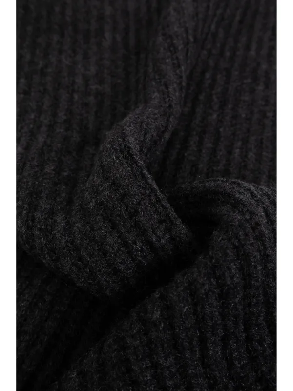 LOEWE カシミア スカーフ | ブラック | FARFETCH JP