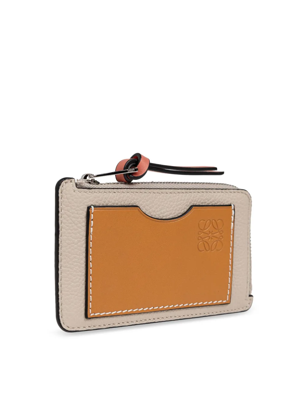 LOEWE Pasjeshouder met logo-reliëf Beige