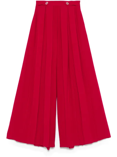 TWINSET pleated crepe trousers