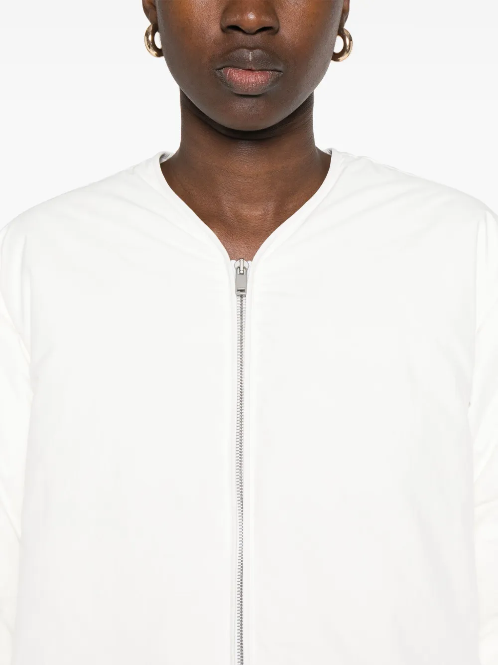 Jil Sander Gewatteerde jas Wit