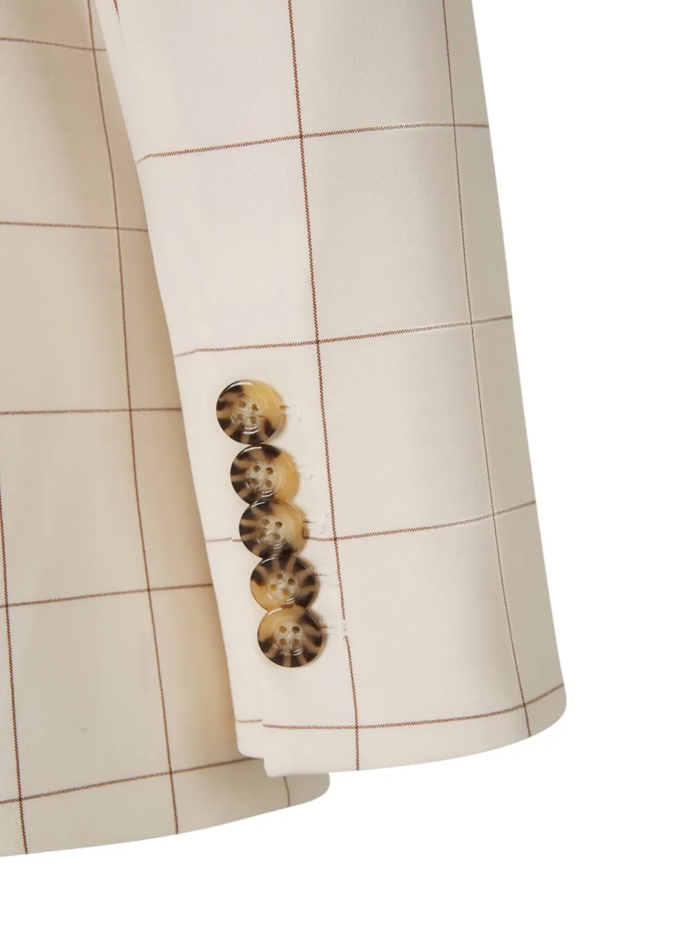 Veronica Beard Blazer met dubbele rij knopen Beige