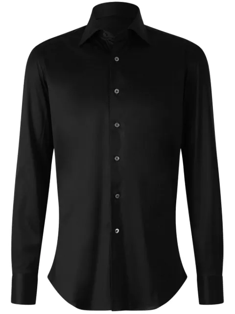 Fray long-sleeves shirt