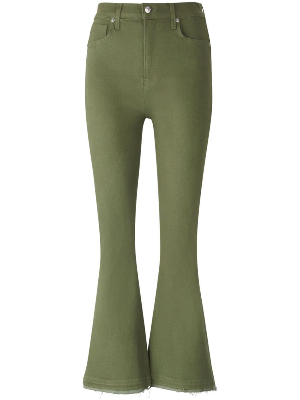 Shop Veronica Beard Carson Jeans In Green