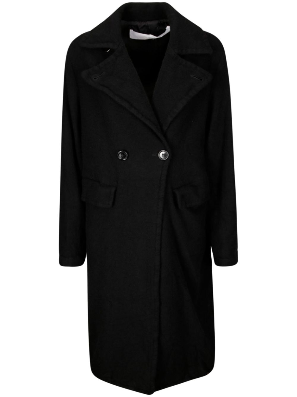 Shop Comme Des Garçons Double-breasted Coat In Black