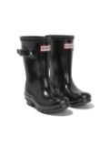 Hunter Kids logo-patch wellies - Black