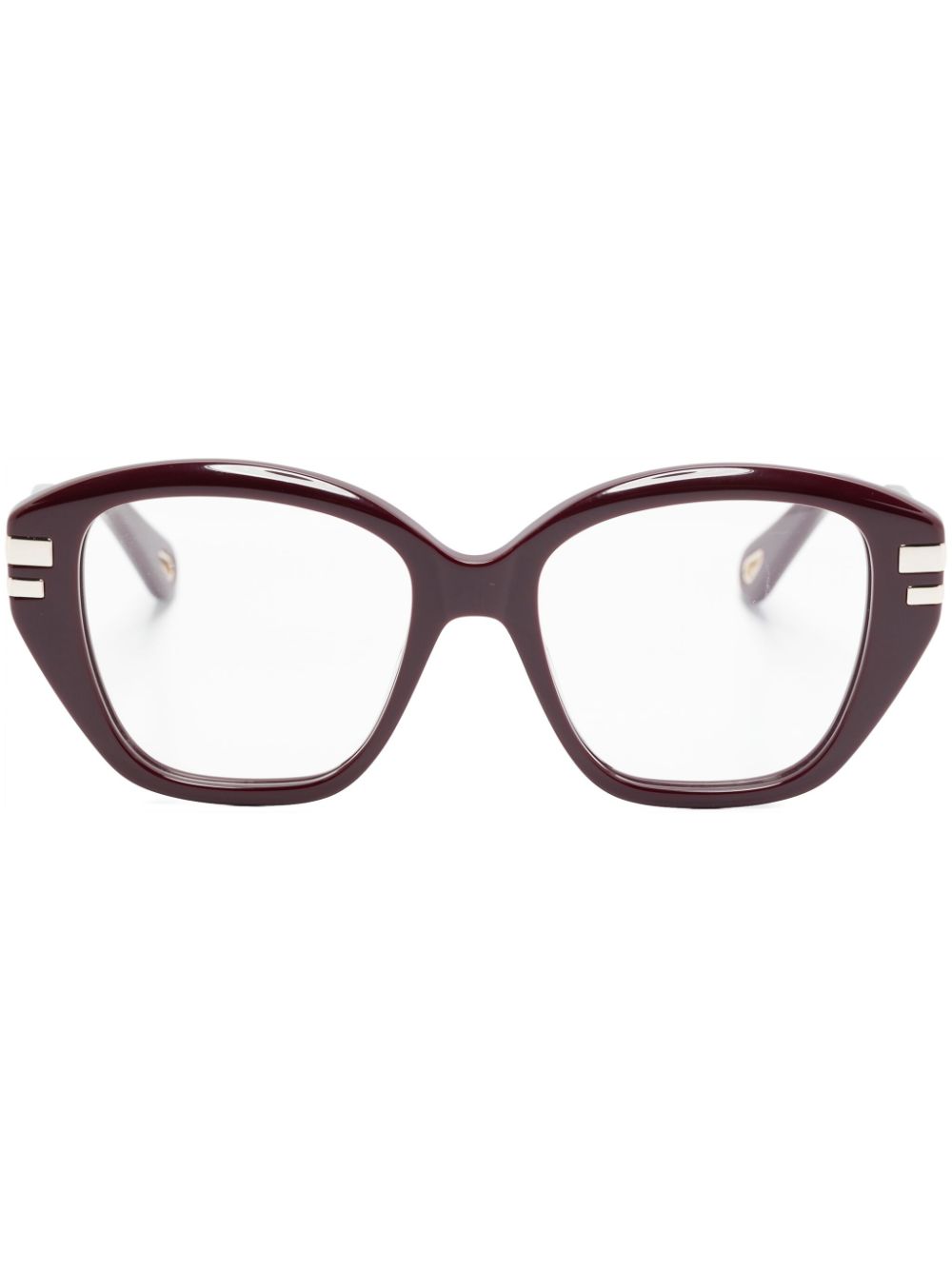 Chloé Eyewear square-frame glasses - Red