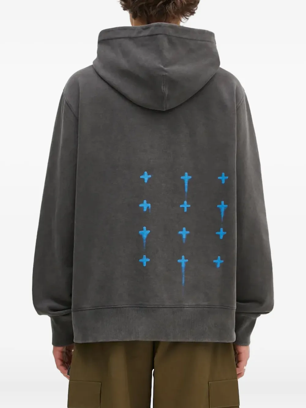 Ksubi Graff Rose Kash hoodie Grijs