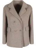 Seventy notched-lapels peacoat - Neutrals