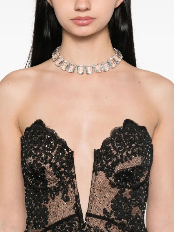 Self portrait black maxi dress on sale