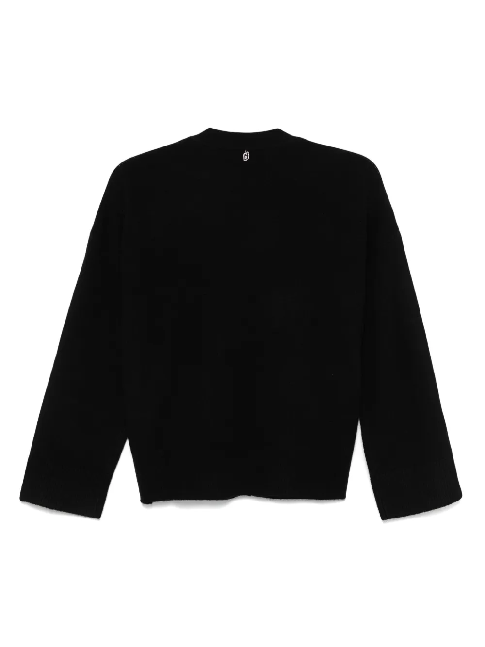 LIU JO wool cardigan - Zwart