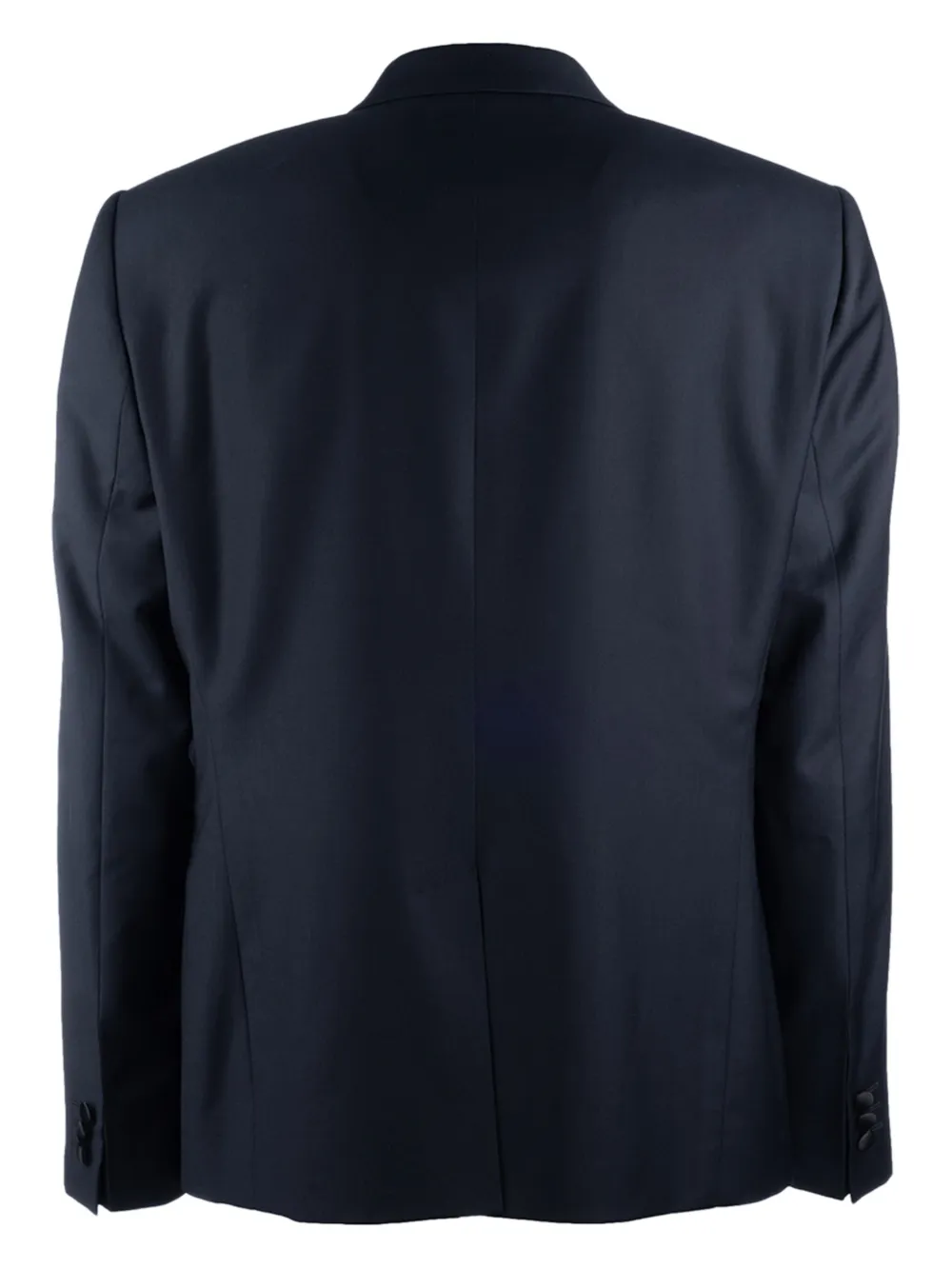 Emporio Armani Blazer van scheerwol Blauw