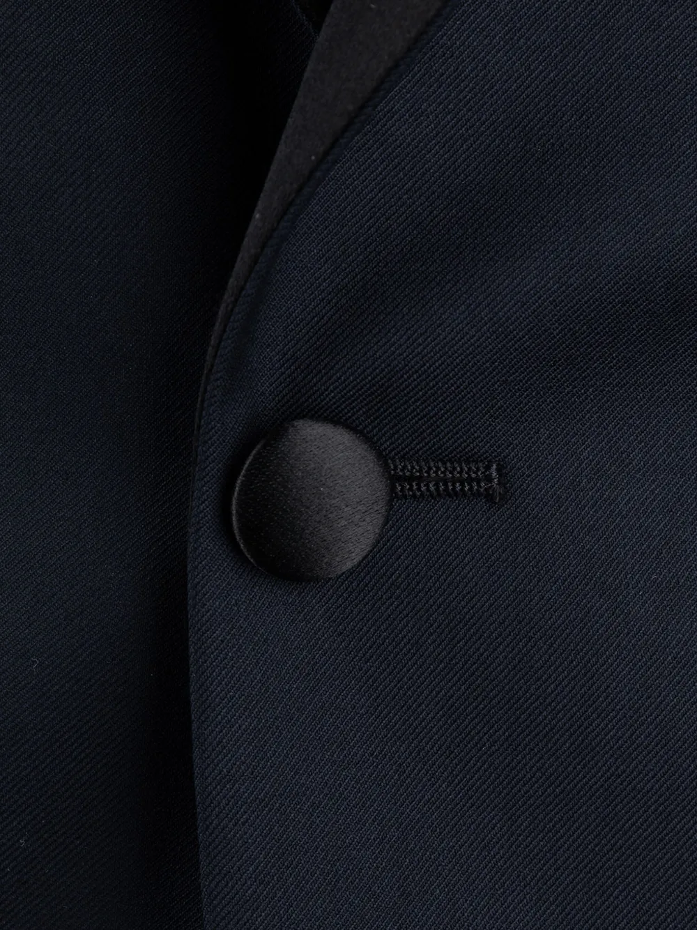 Emporio Armani Blazer van scheerwol Blauw