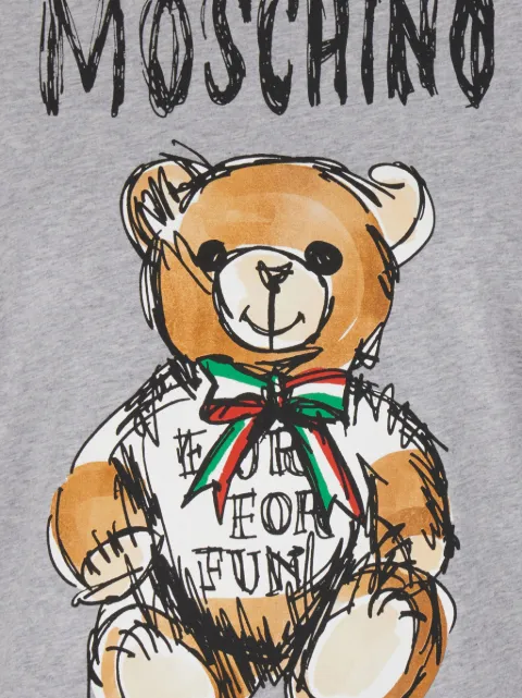 Moschino Teddy-bear cotton dress 04520541 - 2