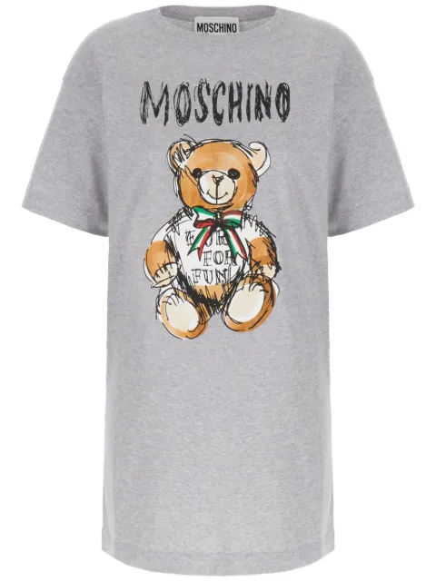 Moschino Teddy-bear cotton dress