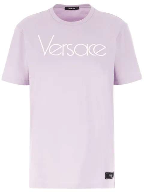 Versace logo-print cotton t-shirt