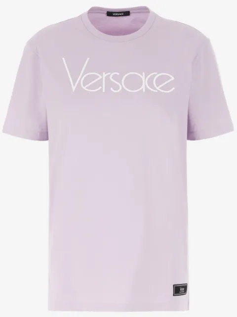 Versace playera con logo estampado