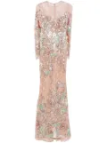 Elie Saab Celestial lace-detail gown - Pink