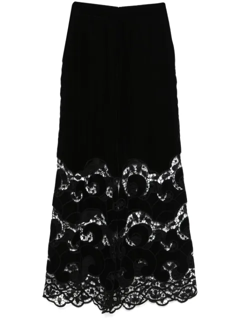 Elie Saab velvet trousers 
