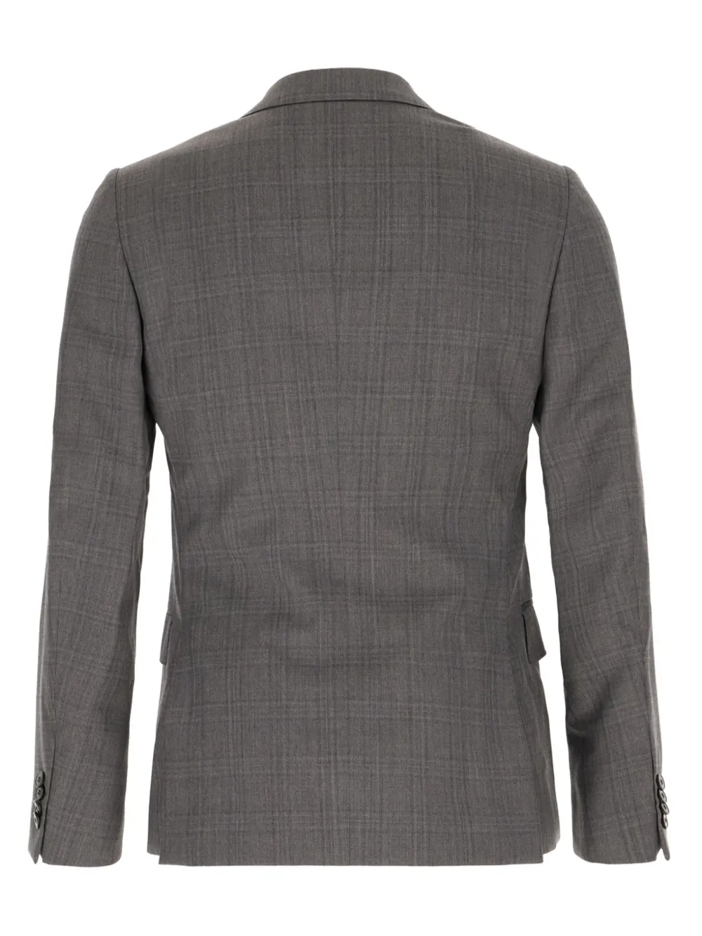 Zegna Wollen pak met enkele rij knopen Grijs