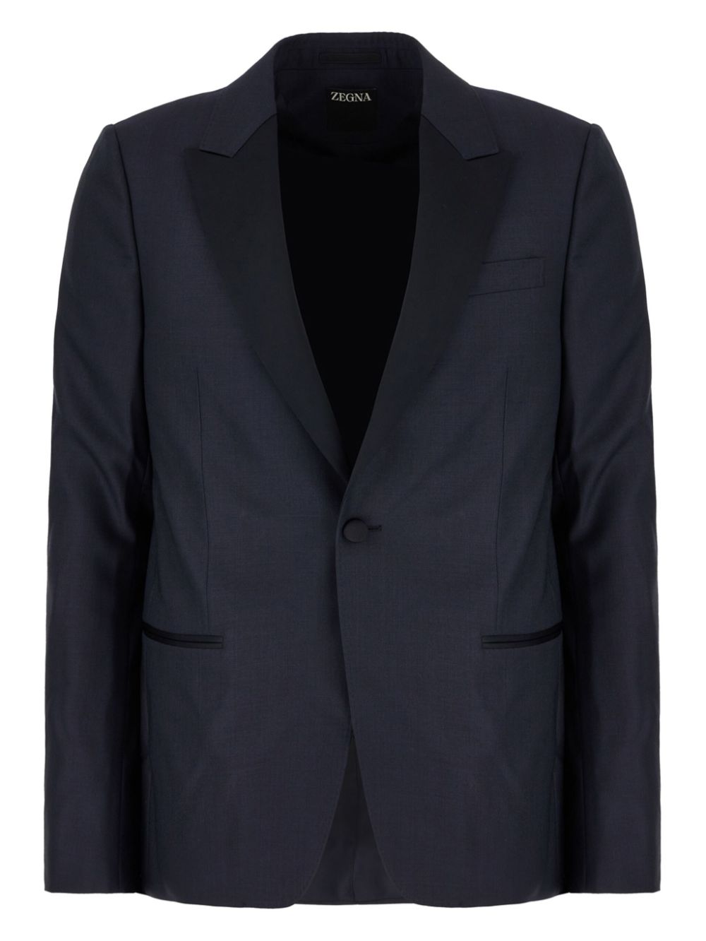 Zegna single-breasted wool suit - Blue