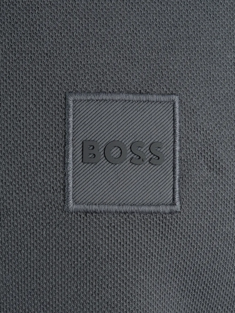 BOSS Poloshirt met applicatie Grijs