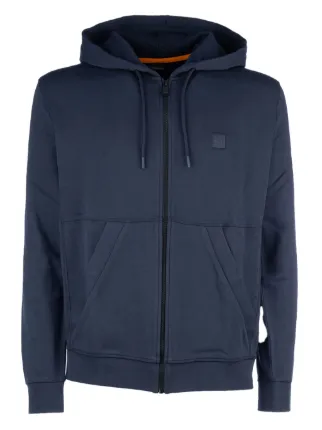 【関税込み】BOSS フーディ & ジップアップ BOSS ジップアップ パーカー | グレー | FARFETCH JP