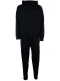 HUGO logo-appliqué tracksuit - Black