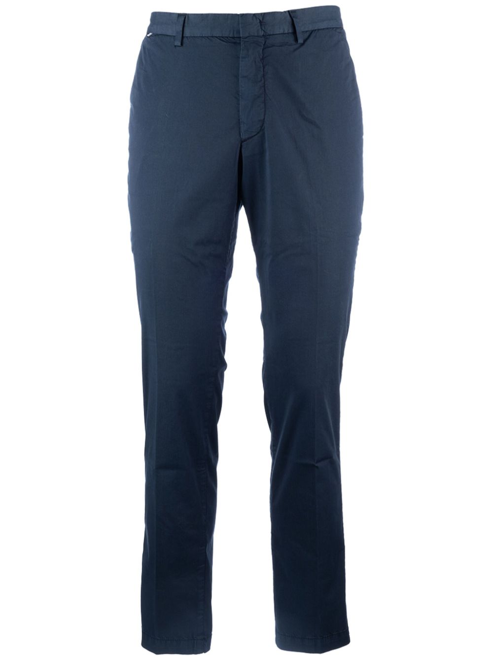 BOSS logo-appliqué skinny trousers - Blue