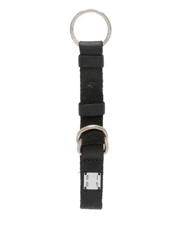 GUIDI CRD00 GROPPONE LEATHER KEY CHAIN BLACK | DOSHABURI